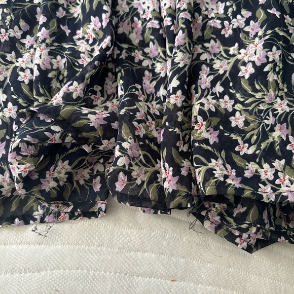 Floral skirt with lining - Picture 2 of 4